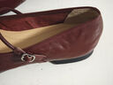 拔佳（Bata）玛丽珍单鞋女春秋商场新款复古羊皮舒适软底浅口鞋AFY34CQ4 酒红 39 实拍图