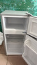 新飞冰箱小型租房用 一级能效冷 藏冷冻两用1-2人家用小冰箱 出租房双门电冰箱办公室两门 26年升级 66A一级能效【保温升级】银 实拍图