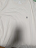 杰克·琼斯（JACK&JONES）26年男装四季打底T恤男士凉感透气多色情侣款短袖t恤水洗不易走形 白色A06 M 175 实拍图