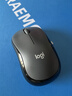 罗技（Logitech）M220 轻音鼠标 无线鼠标 办公鼠标 对称鼠标 带无线微型接收器 灰黑色 实拍图