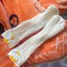 9i9婴儿袜子宝宝长筒袜新生儿网眼防蚊袜精梳棉袜松口3双1-3岁粉 实拍图