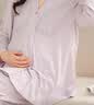 都市丽人月子服带胸垫纯棉秋冬季产后孕妇睡衣产妇喂奶哺乳衣100%棉家居服 实拍图