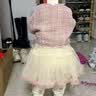 凡猎女童小香风连衣裙春装洋气儿童公主裙宝宝一周岁礼服纱裙套装春秋 实拍图