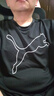 彪马（PUMA）吸湿速干羽毛球跑步短袖T恤男子夏季健身运动上衣 520315 黑色-01 XL (185/104A) 实拍图