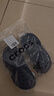 CROCS卡骆驰贝雅儿童洞洞鞋户外包头童鞋沙滩鞋凉鞋拖鞋/207013/207012 深蓝色-410 30 (180mm) 实拍图