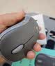 罗技（Logitech）M220 轻音鼠标 无线鼠标 办公鼠标 对称鼠标 带无线微型接收器 灰黑色 实拍图