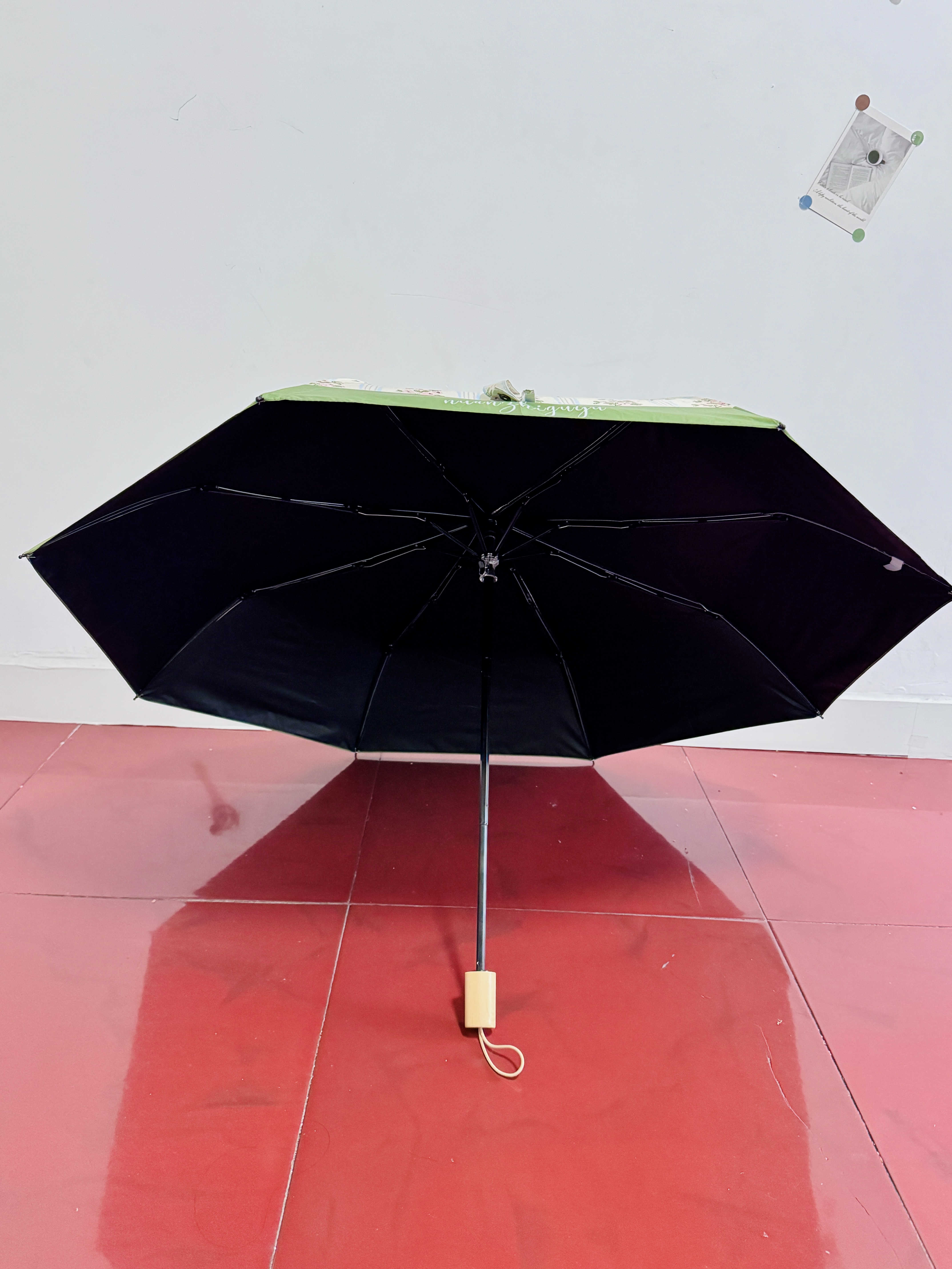 繁夏小清新碎花雨伞女晴雨两用小巧便携防晒防紫外线太阳伞黑胶遮阳伞复古田园 实拍图