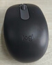 罗技（Logitech）M196 无线蓝牙鼠标 办公鼠标 笔记本商务办公家用 小巧便携 对称手型 石墨灰 实拍图