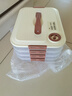 京东京造 饺子冰箱收纳盒 食品接触级包水饺馄饨冷冻收纳盒 （四层一盖） 实拍图