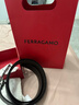 菲拉格慕（Ferragamo）腰带男士商务双面板扣皮带牛皮 3.5CM宽 圣诞礼物 送男友礼盒装 黑棕荔枝纹/枪色扣679710-689134 实拍图