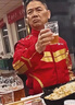 特步防泼水外套春夏新款男夹克上衣跑步服户外骑行服双层风衣运动服 0106常规-正黑色-经典简约 L 实拍图