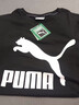 彪马（PUMA）休闲黑色短袖T恤男女情侣款夏季印花运动上衣 532279 黑色-01 M (175/96A) 实拍图
