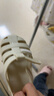 kids.ing可迪星宝宝凉鞋罗马果冻鞋夏季儿童男女童小童洞洞鞋软底 米色 22 实拍图