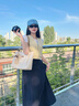 viney【彭小苒同款】牛皮托特包包女包单肩包生日礼物高级感送女友老婆 【米白】高档品牌大容量手提包 实拍图