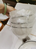 肃匠陶瓷餐具简约盘子碗套装纯白釉下彩餐具套装釉下彩碗碟套装微波炉 山田16件套(4碗4盘4勺4筷) 16头 实拍图
