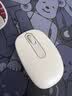 罗技（Logitech）M196 无线蓝牙鼠标 办公鼠标 笔记本商务办公家用 小巧便携 对称手型 珍珠白 实拍图