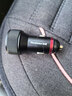 纽曼66W/100W车载充电器超级快充点烟器转换插头一拖二USB车充 实拍图