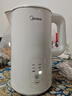 美的（Midea）电水壶热水壶 304/316L不锈钢 家用电热水壶 无缝内胆双层防烫便携式控温烧水壶养生开水壶 1.5L MK-SH15X301 实拍图