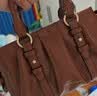 CHARLES&KEITH[折扣]褶皱包挂手提小方包波士顿包生日礼物送女友CK2-30671820 Chocolate巧克力色 S 实拍图