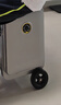 爱尔威（Airwheel）电动行李箱可骑行智能拉杆箱可坐可代步20英寸登机箱 青春版—银 实拍图