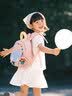 QUEEN TRIP幼儿园小班书包儿童轻便背包可爱双肩包超轻宝宝防走失卡通带小包 紫色【送零钱包+牵引绳】 实拍图