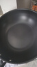 三禾无涂层不粘炒锅炒菜锅无油烟钛合金钛锅具30cm天穹黑配钢铲LC30S1 实拍图
