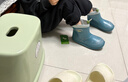 Kocotreekk树儿童雨鞋卡通防滑防水鞋男童女童宝宝雨靴束口 实拍图