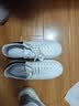 百丽小白鞋男鞋牛皮舒适厚底增高休闲运动板鞋A1160 黑尾翼-打孔 41 实拍图
