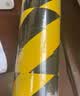永冠【防台风胶带】PVC警示贴地胶带48mm*30m*6卷定位标志消防安全警戒线隔离带标识黑黄色 实拍图