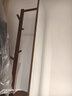 唯博思实木穿衣镜全身镜子落地镜一体家用卧室可旋转衣帽架多功能置物架 胡桃色【B58底盘款40cm】 实拍图