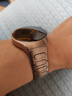 华为HUAWEI WATCH 5 42mm高端款烁金色904L不锈钢表壳晨曦金钛金属表带X-TAP智感窗 实拍图