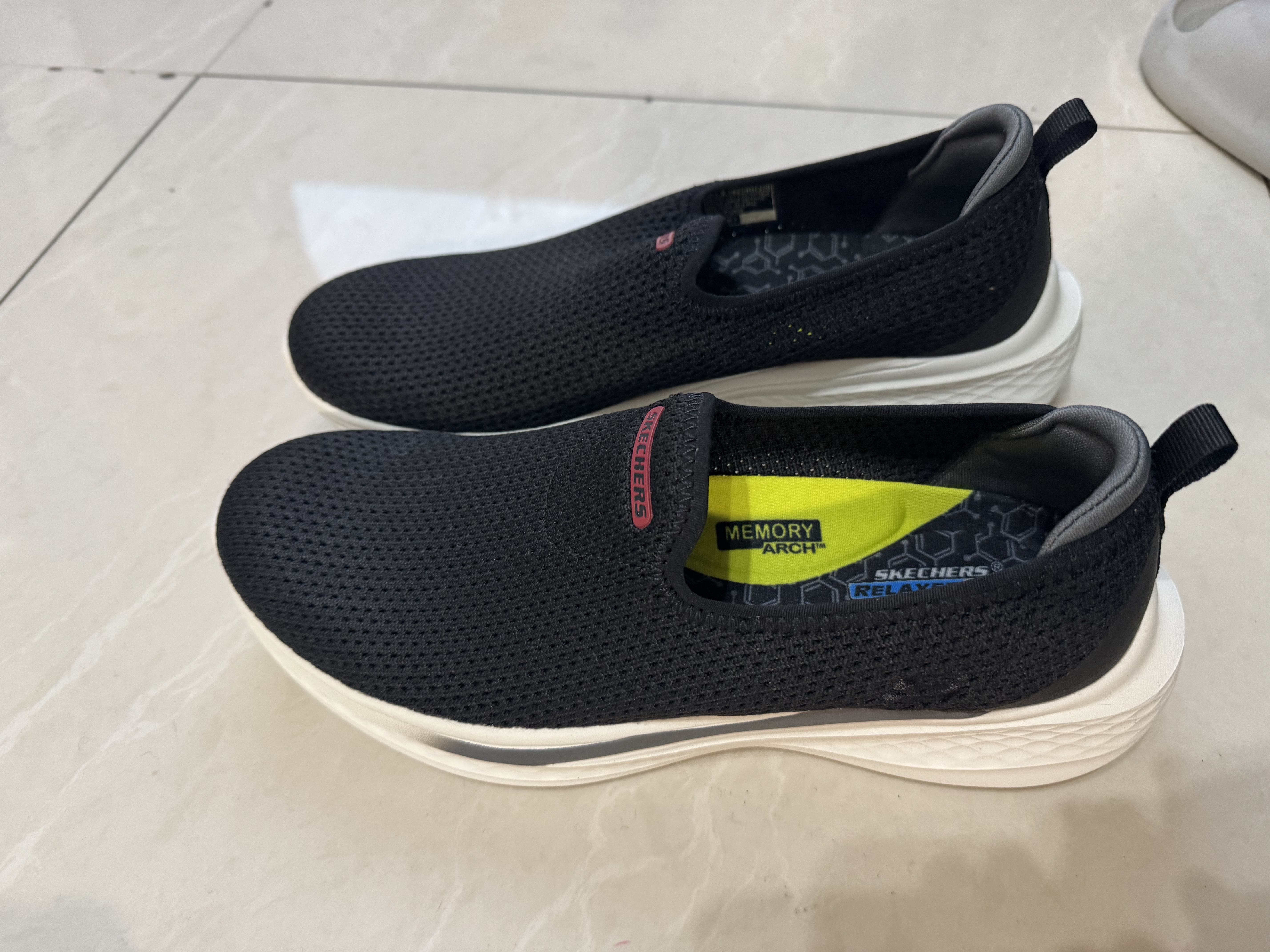 斯凯奇（Skechers）健步鞋男士软底舒适休闲鞋百搭运动一脚蹬轻便网面足弓支撑 实拍图