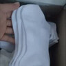 棉十三袜子男士短袜透气春夏季薄款抗菌纯色低帮纯色白色船袜短筒袜10双 实拍图