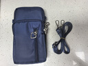 途尊手机包女斜挎迷你小包包夏季装手机布袋竖挂脖便携手腕零钱包 XK005蓝色大号 实拍图