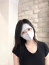 玻尿酸3D立体防晒口罩夏季冰丝口罩透气可水洗面罩护眼角防晒面罩 面罩-灰色【贴合脸型】 实拍图