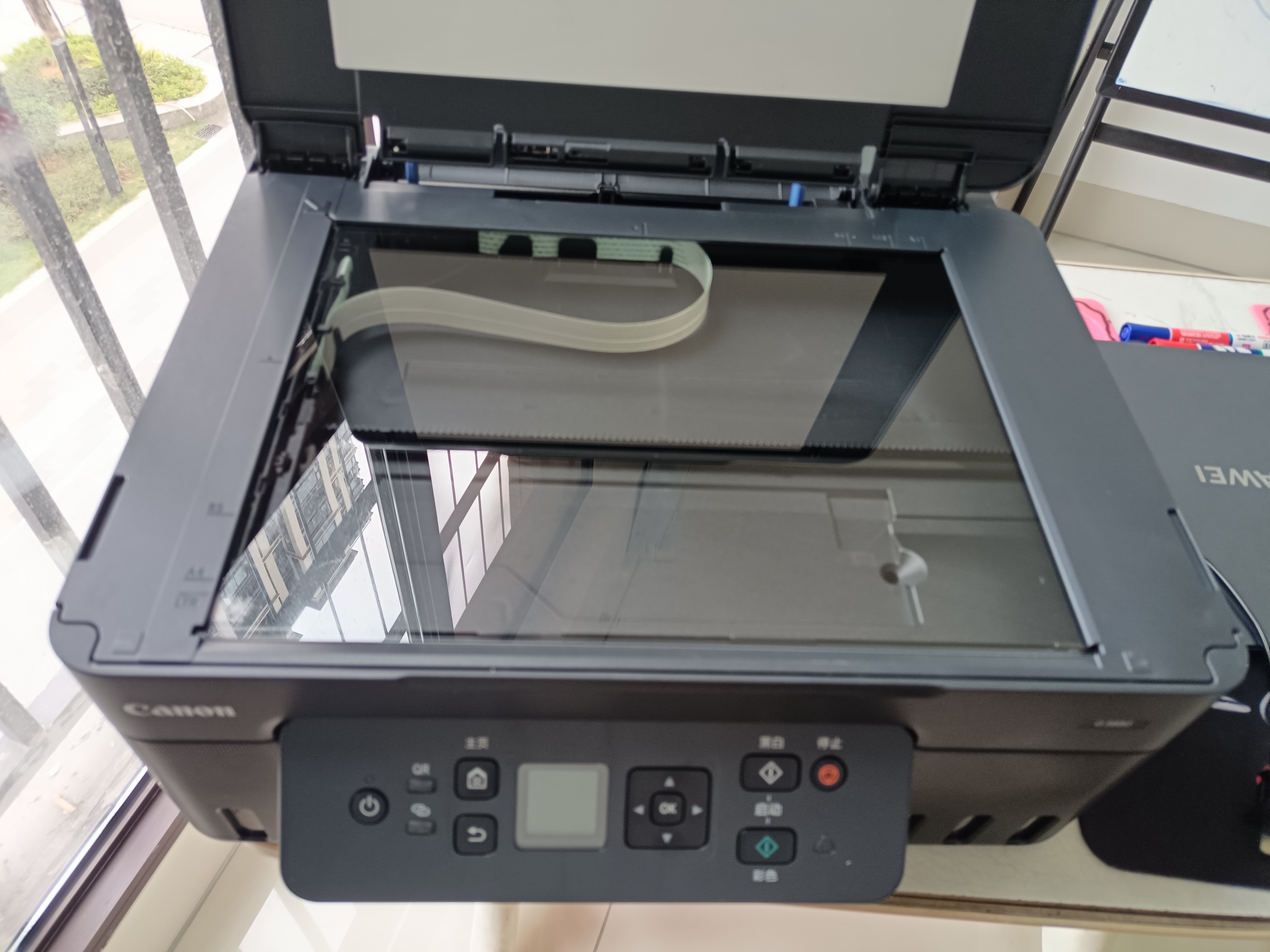 佳能（Canon）G3880/G3881墨仓式自动双面打印机复印扫描一体机家用作业照片打印彩色喷墨墨仓打印办公 G3880【手机电脑无线连接+自动双面打印】 基础套餐一【主机+原装墨水一套+基础打印机 实拍图