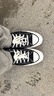 匡威（Converse）宽版1970S夏季经典帆布男女休闲运动鞋黑色A10358C 常规鞋型/162058C 39.5 实拍图