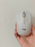 罗技（Logitech）M221 轻音鼠标 无线鼠标 办公鼠标 对称鼠标 带无线微型接收器 米白色 实拍图