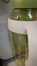 【京东物流】水杯冰霸吸管杯高颜值学生茶水分离大容量杯子 肚肚杯1个-浅绿色 实拍图