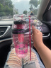 【京东物流】水杯冰霸吸管杯高颜值学生茶水分离大容量杯子 【专享价】肚肚杯1个-红色 实拍图