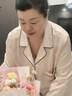 金三塔真丝睡衣女100%桑蚕丝外穿丝滑两件套居家服高级爱人女友520礼物 [温婉]19姆米香妃色 2XL 实拍图