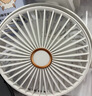 牧安宁【五档变频风扇】桌面usb小风扇办公室学生宿舍床上车载户外婴儿车夹子式小型电扇台式大风力制冷 蓝【升级数显款】可用7天丨充插两用丨五档大风力 实拍图