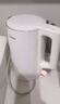 美的（Midea）电热水壶家用烧水壶泡茶0涂层食品级304不锈钢自动断电双层防烫全钢无缝1.5L大容量 MK-HJ1566 实拍图