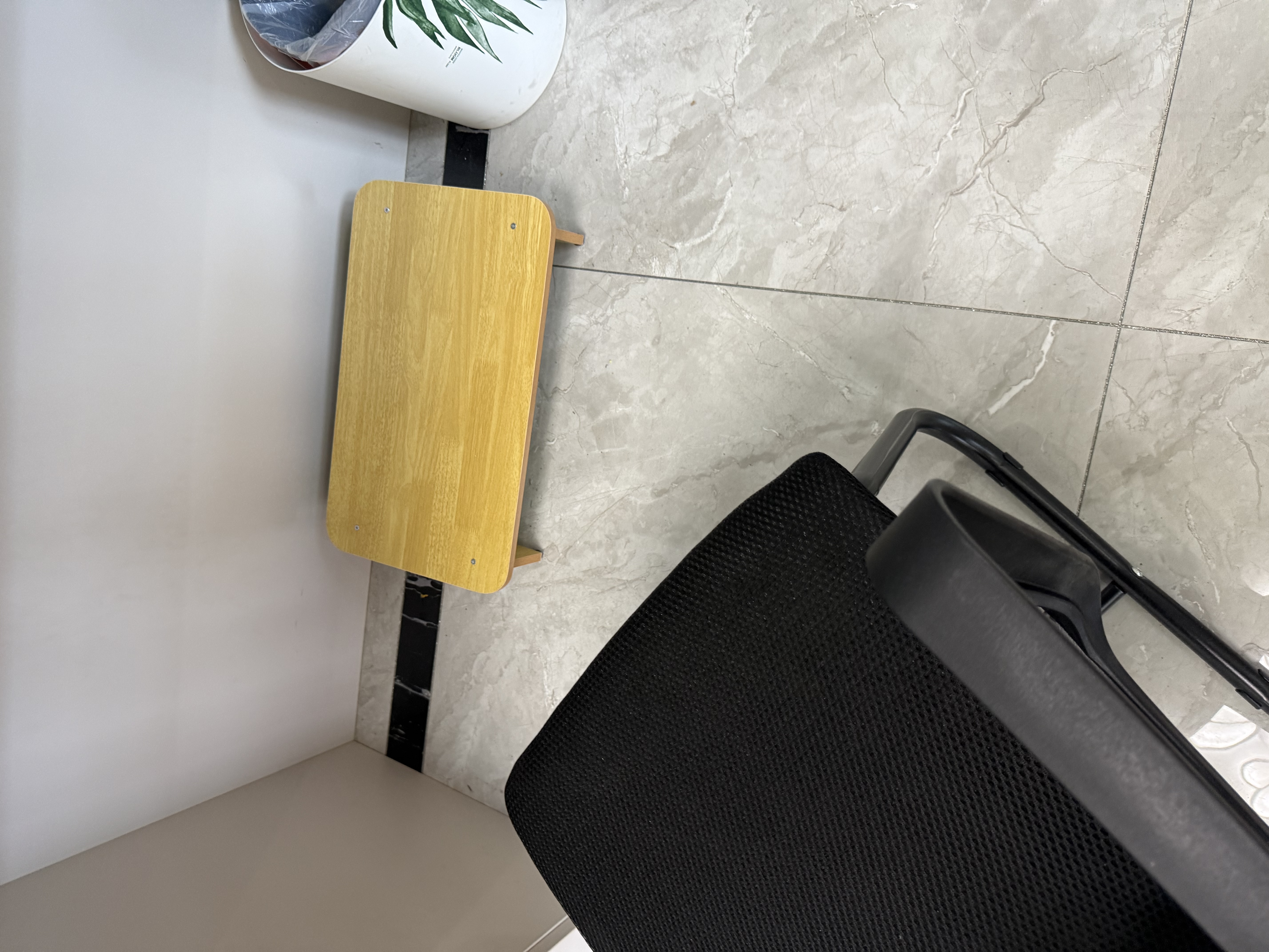 小匠材脚踏凳办公室垫脚神器桌下脚踏板垫脚凳沙发搁脚放腿凳大号原木色 实拍图