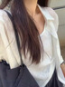 拉夏贝尔（La Chapelle）高级感莱赛尔冰丝衬衫女夏季宽松薄款外搭开衫韩系慵懒风微透罩衫 实拍图