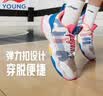 李宁（LI-NING）童鞋儿童篮球鞋男大童音速8轻弹减震清爽透气运动鞋35YKBS046-21 实拍图
