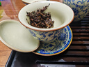 不拙汝窑三才盖碗青花瓷茶碗防烫茶具分茶器带茶漏过滤网盖碗三件套 实拍图
