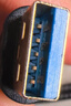 毕亚兹 高速USB3.0数据线传输线公对公 0.5米 双头移动硬盘盒数据高速传输线 笔记本散热器车载MP3连接线 实拍图