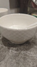 京东京造 汤碗 米饭面陶瓷景德镇餐具套装家用蒸蛋碗 奶油华夫 4.5英寸*6 实拍图