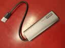 联想（Lenovo）USB分线器3.0接口转接器USB扩展器延长线笔记本电脑hub拓展坞USB扩展坞转换器BY02-3.0(1.5M) 金属 实拍图